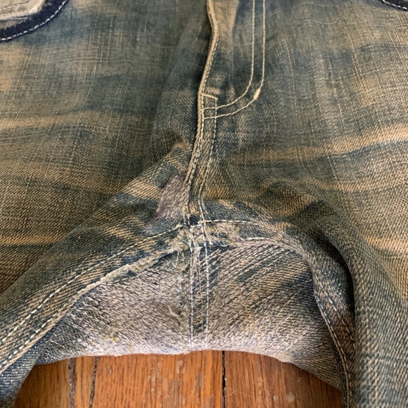 Vintage Men's Distressed Straight Jean 32"-33"( - Picture 3 of 5